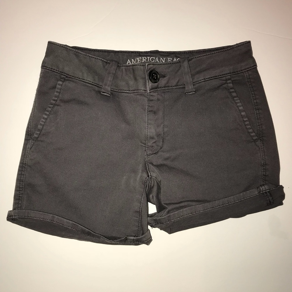 American Eagle | Grey Midi Shorts US 0